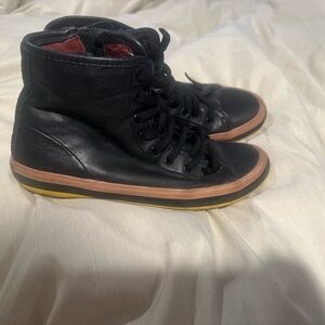 Camper Portol Black High-Top Women’s Shoes